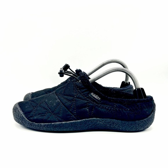 Keen Slipper Womens Size 9 Howser 2 Casual Flats 1025540 Black Fabric Drawstring - Picture 3 of 10